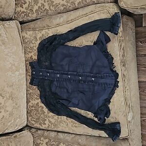 Punk Rave Victorian Lace Top